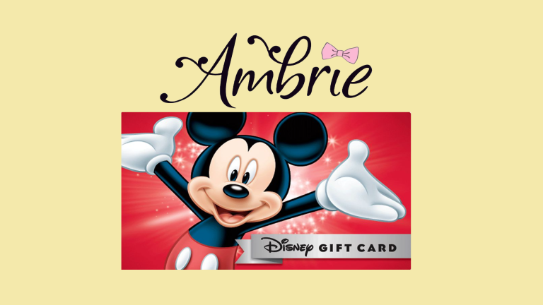 Ambrie Giveaway: Win A $2,000 Disney Gift Card