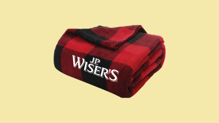 250 Lucky Winners Will Receive a Cozy J.P. Wiser’s Blanket