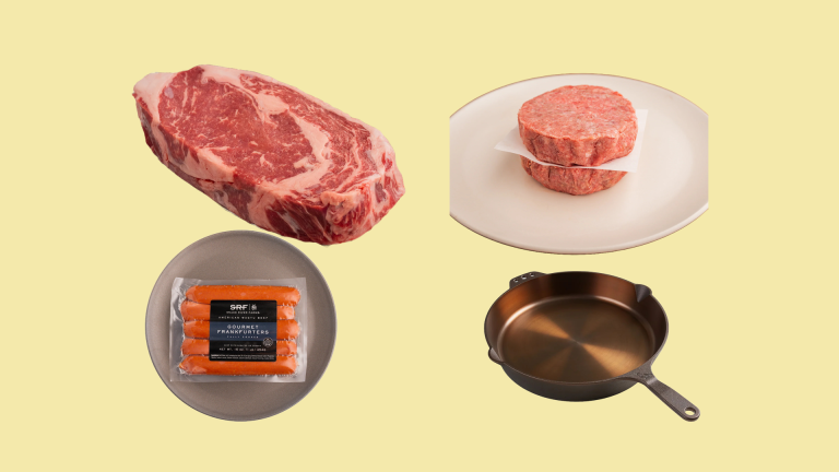 Win a Premium Selection of Steaks, Burgers, Hot Dogs, a Skillet, and a Tailgating Bundle