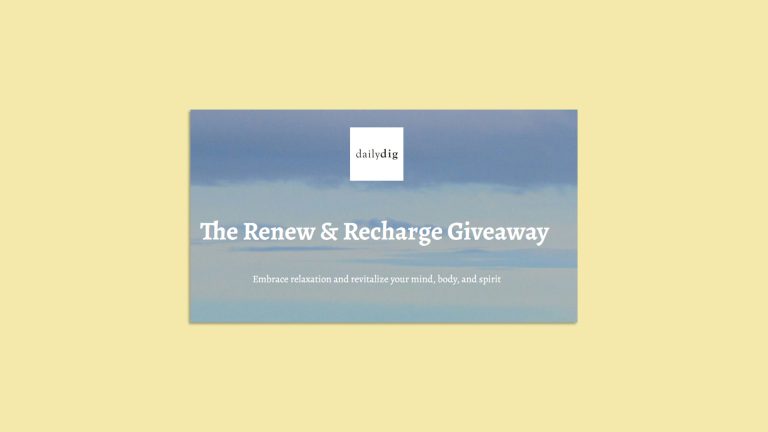 Win A $250 Mobile Phone, $150 Spa & Wellness Gift Card, And $600 Cash Gift Cards In The Renew & Recharge Giveaway