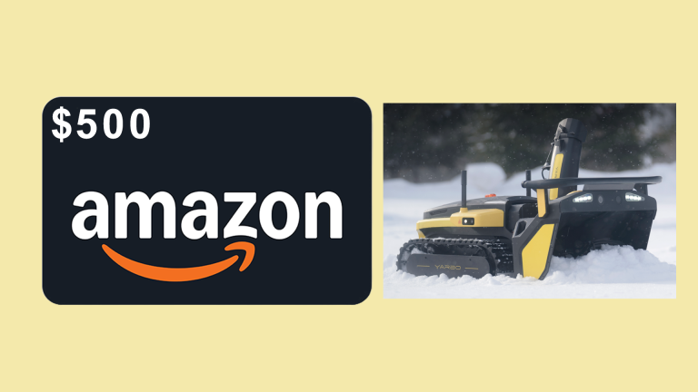 28 Winners Will Receive $500, $200, or $50 Amazon Gift Cards, or a Yarbo Snow Blower/Lawn Mower – Giveaway by Yarbo