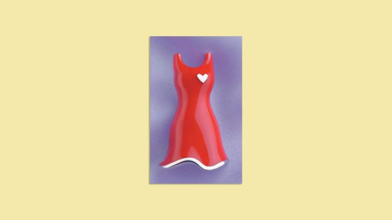 Free Red Dress Pin (No Shipping Charge)