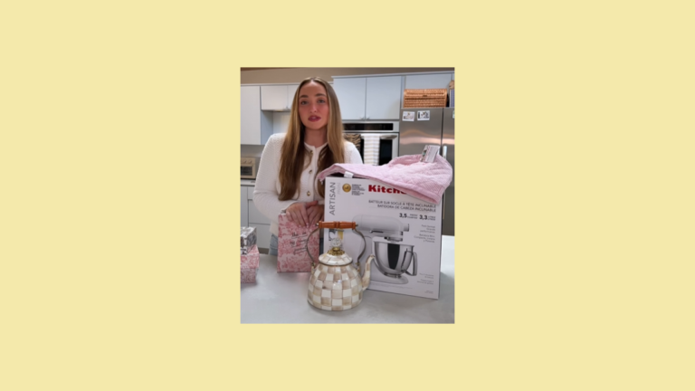 Winner Will Receive a KitchenAid Stand Mixer, Mocha Check Kettle, Recipe Journals & More – Giveaway By Kenzie Elizabeth