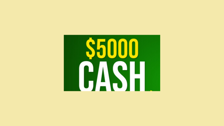 Winner Will Receive $5,000 (Awarded in the Form of a Check) – Giveaway by Second Street Media