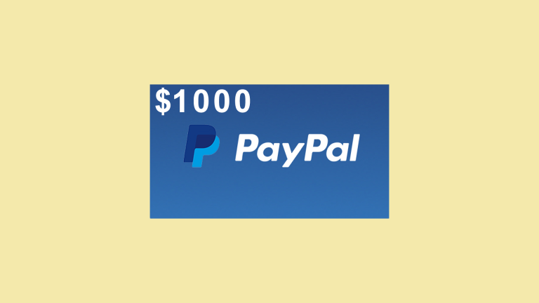 3 Winners Will Receive $1,000, $800, or $500 PayPal Cash – Giveaway by Techdreams