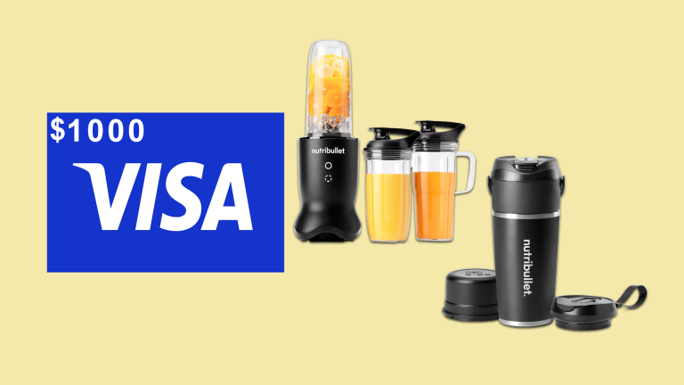 Winner Will Receive a $1,000 VISA Gift Card, NutriBullet Flip Portable Insulated Blender, & NutriBullet Ultra Blender – Giveaway by NutriBullet