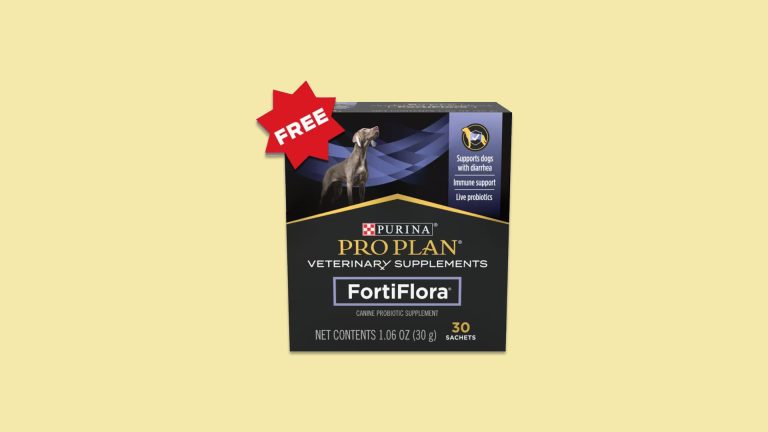 Free FortiFlora Dog Probiotic Powder Sample (No Shipping Fee)