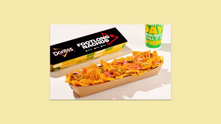 On April 10, Get One Free Doritos Footlong Nachos With The Purchase Of Any Footlong Sub