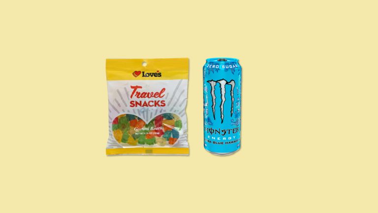 Free Monster Ultra Blue And Bagged Candy At Love’s Travel Stop (In App Coupon)